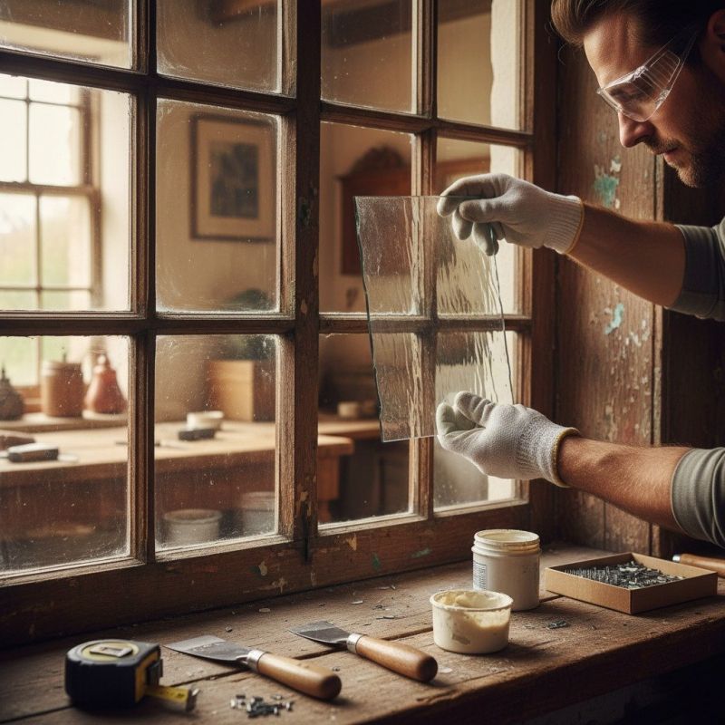Wood Basement Window Repair